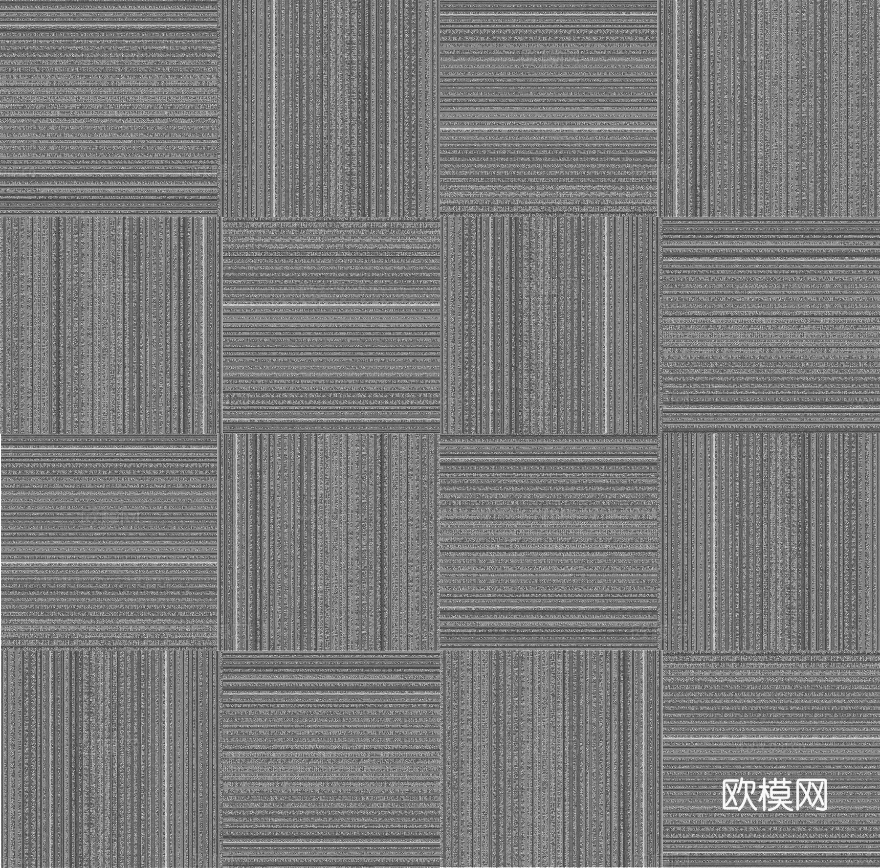 无缝灰色办公方块地毯