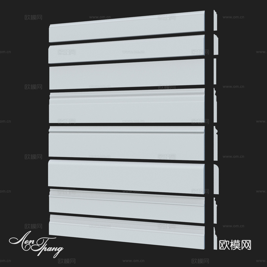 LepGrand 踢脚线套装 43d模型下载