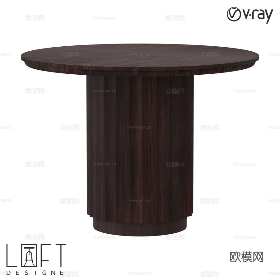 餐桌 LoftDesigne 61226 型号3d模型下载
