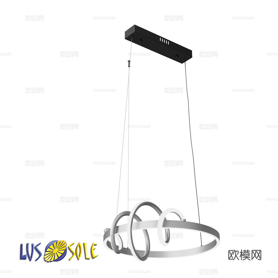 OM 吊灯 Lussole LSP-71643d模型下载