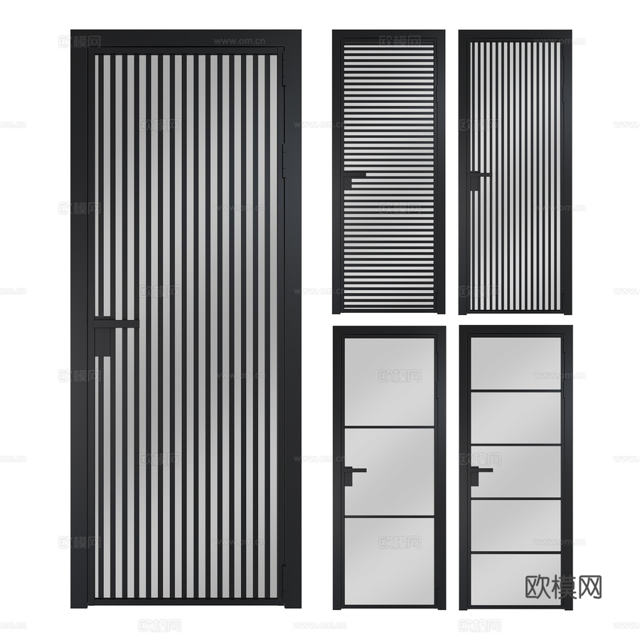 OM PROFILDOORS 室内门3d模型下载