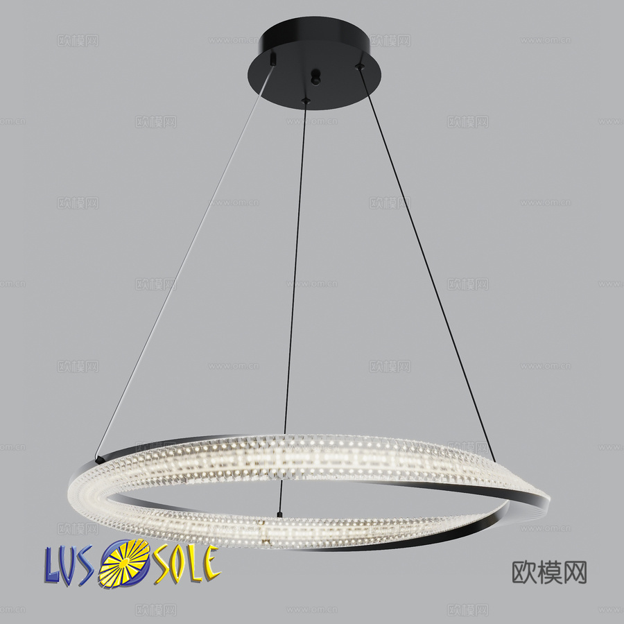 OM吊灯Lussole Kent LSP-70913d模型下载