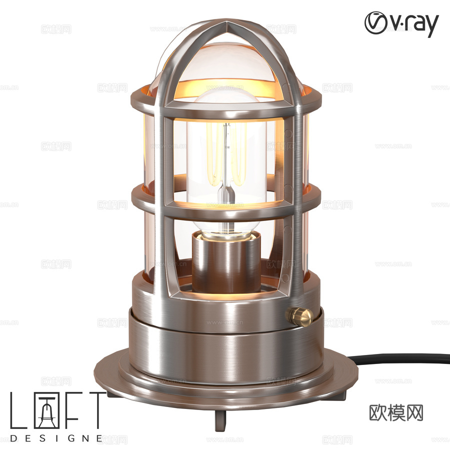 台灯 LoftDesigne 5009 型号3d模型下载