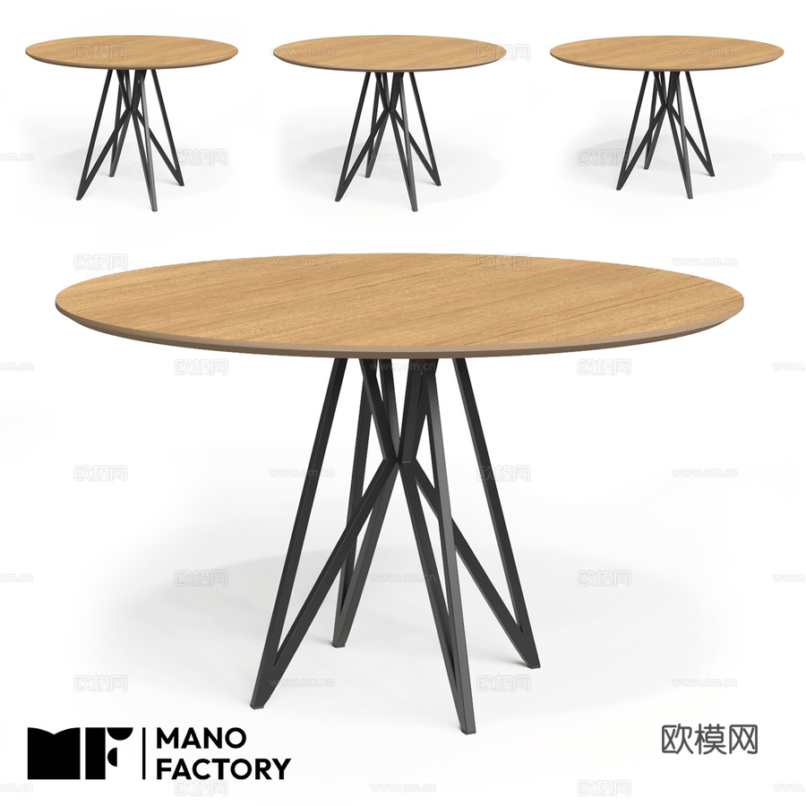 (OM) FLY 餐桌（MANO FACTORY出品）3d模型下载