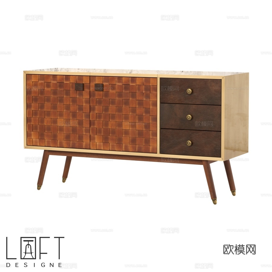 控制台 LoftDesigne 7097 型号3d模型下载