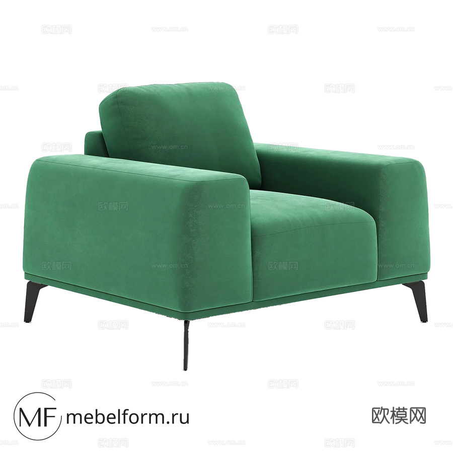 OM扶手椅巴勒莫3d模型