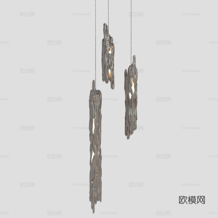 OM银色柚木3d模型下载