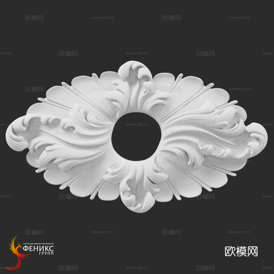 凤凰集团 R 93 315x185x23mm3d模型下载