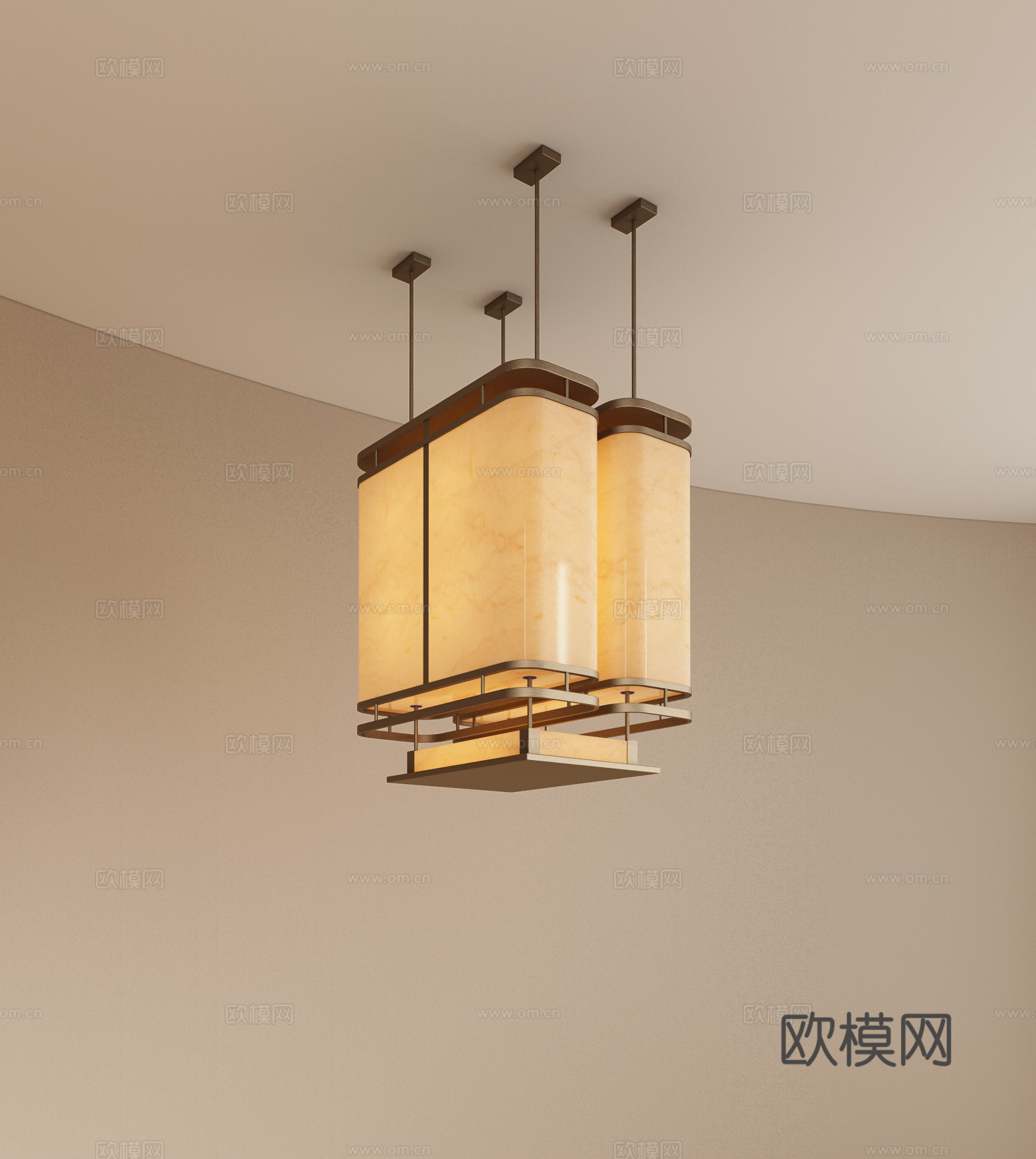 现代轻奢吊灯 大型吊灯 餐厅吊灯 复古吊灯 艺术吊灯su模型