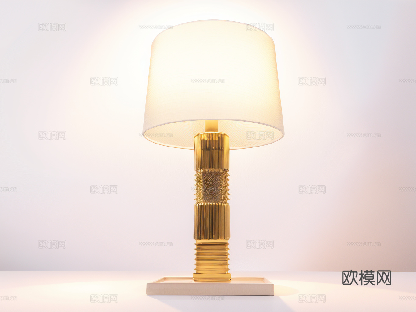 台灯su模型
