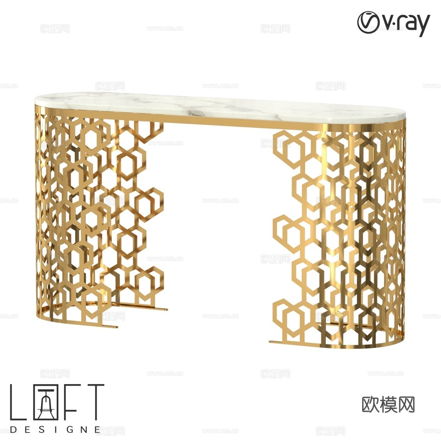 LoftDesigne 81703型号控制台3d模型下载