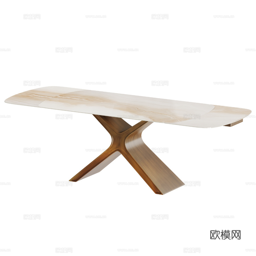 夏洛特陶瓷台面折叠桌3d模型下载