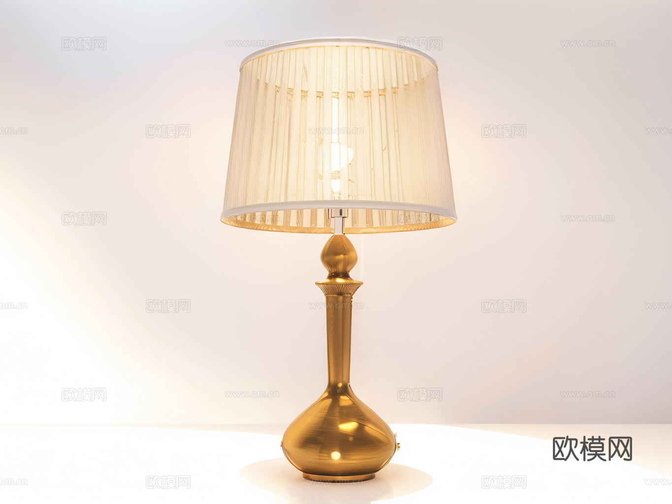 台灯su模型