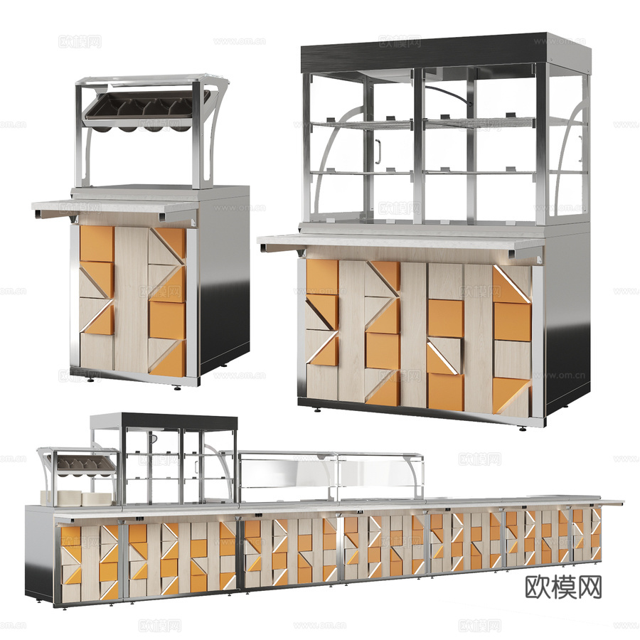 OM Luxstahl Premium Pixel系列3d模型下载