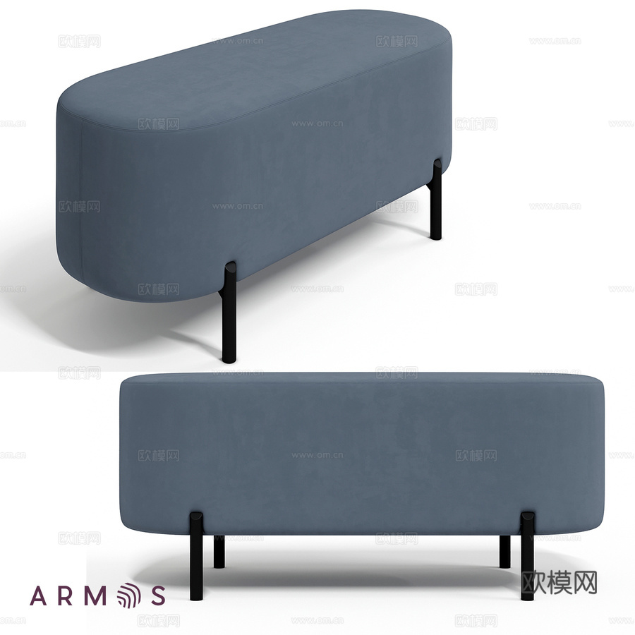 Armos出品OM长凳NORDIC3d模型下载