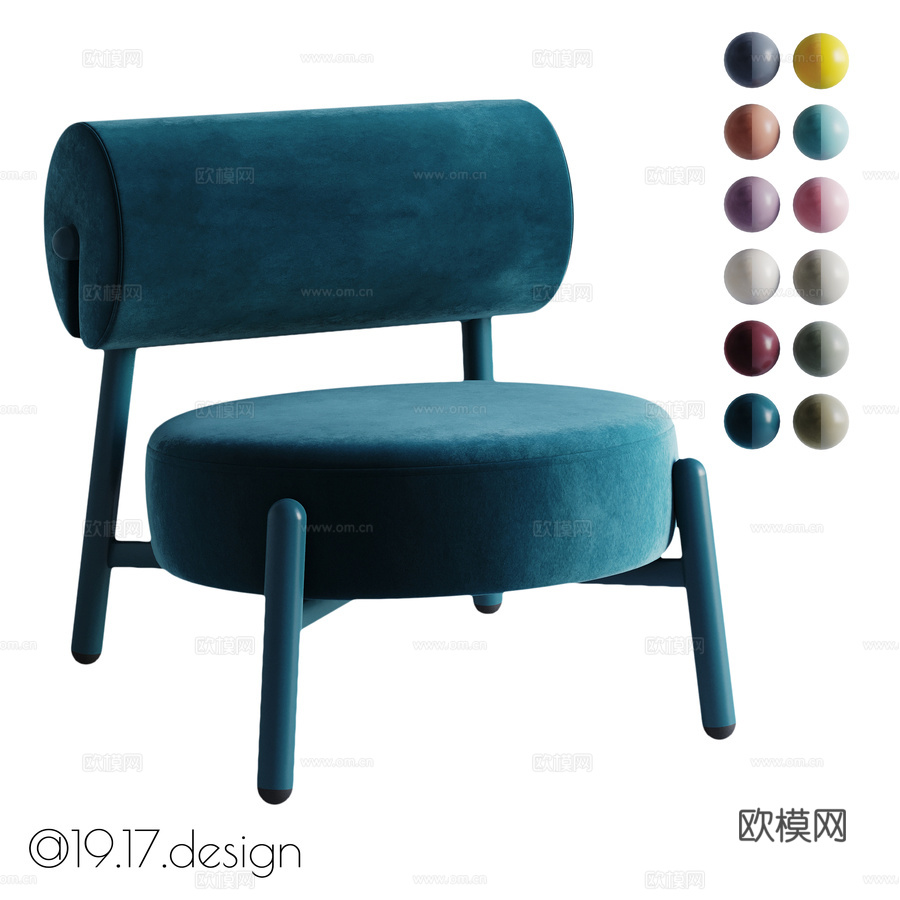 (OM) @19.17.design 巴拉尼奇扶手椅3d模型下载