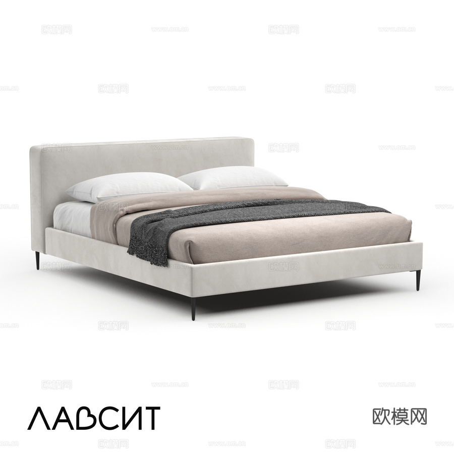 OM 带腿Porter床 Lavsit款3d模型下载