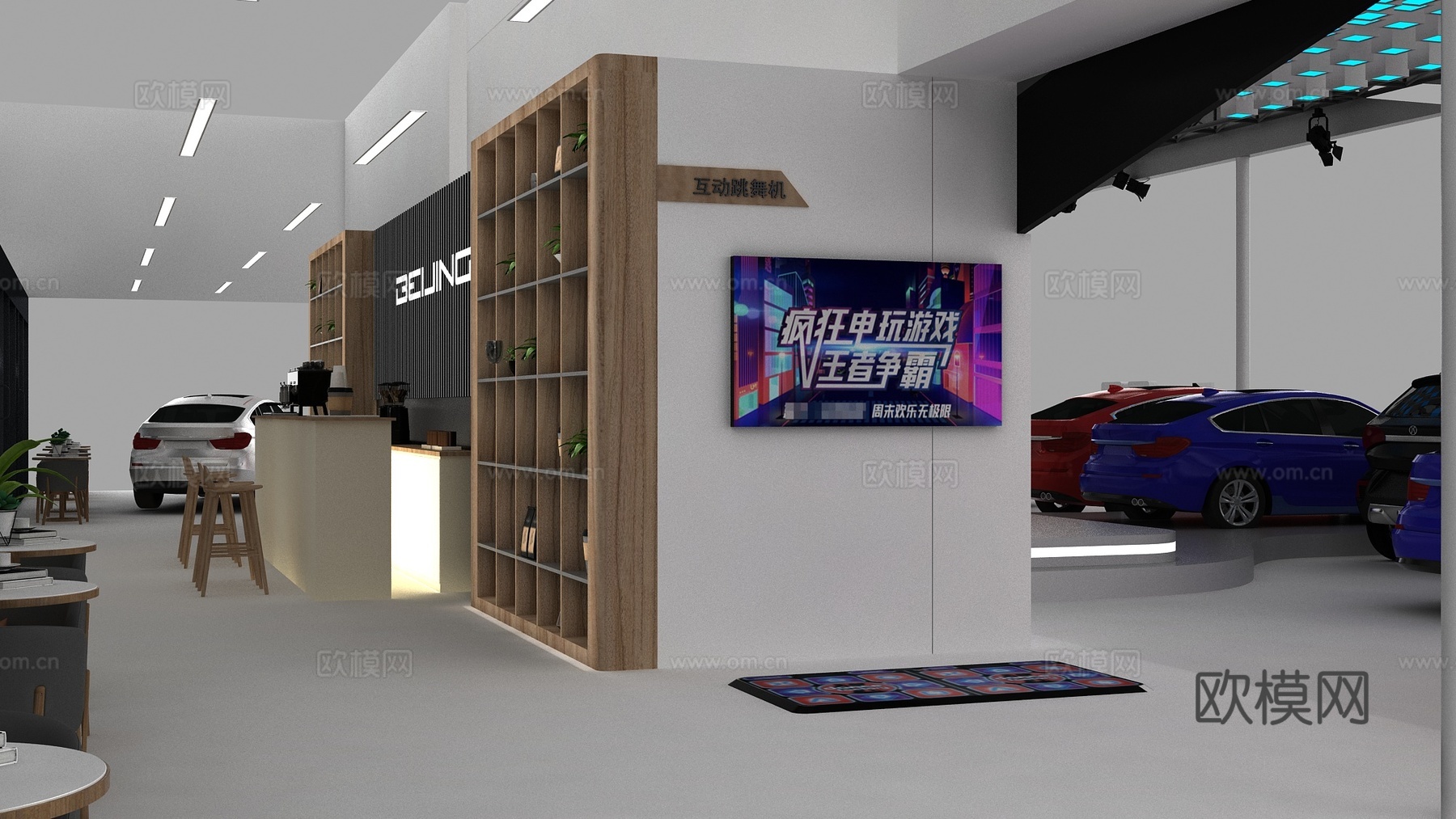 车展展览展示3d模型下载（渲染图5）