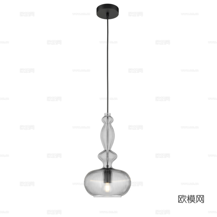 OM Indigo Ideale 11011 单灯头透明款3d模型下载