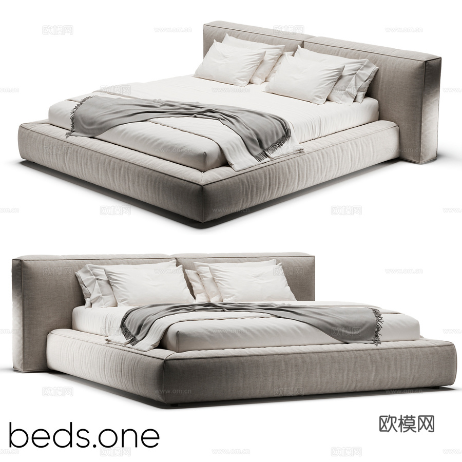 OM beds.one - Folto床3d模型下载