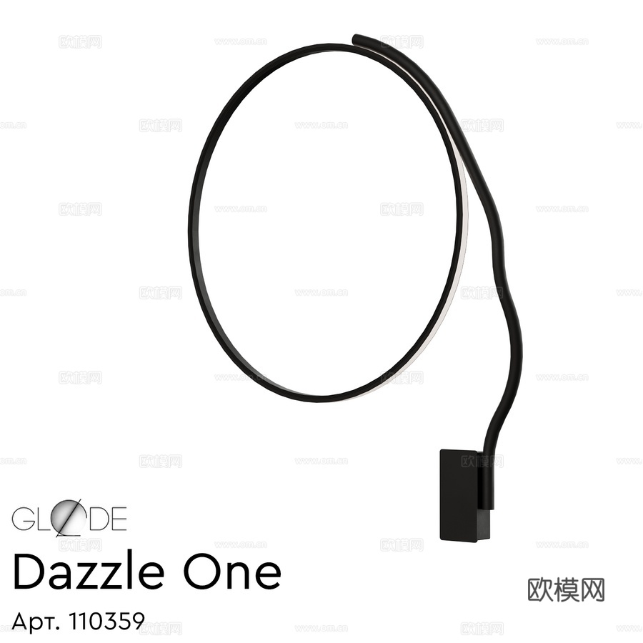 GLODE品牌炫彩单灯3d模型下载