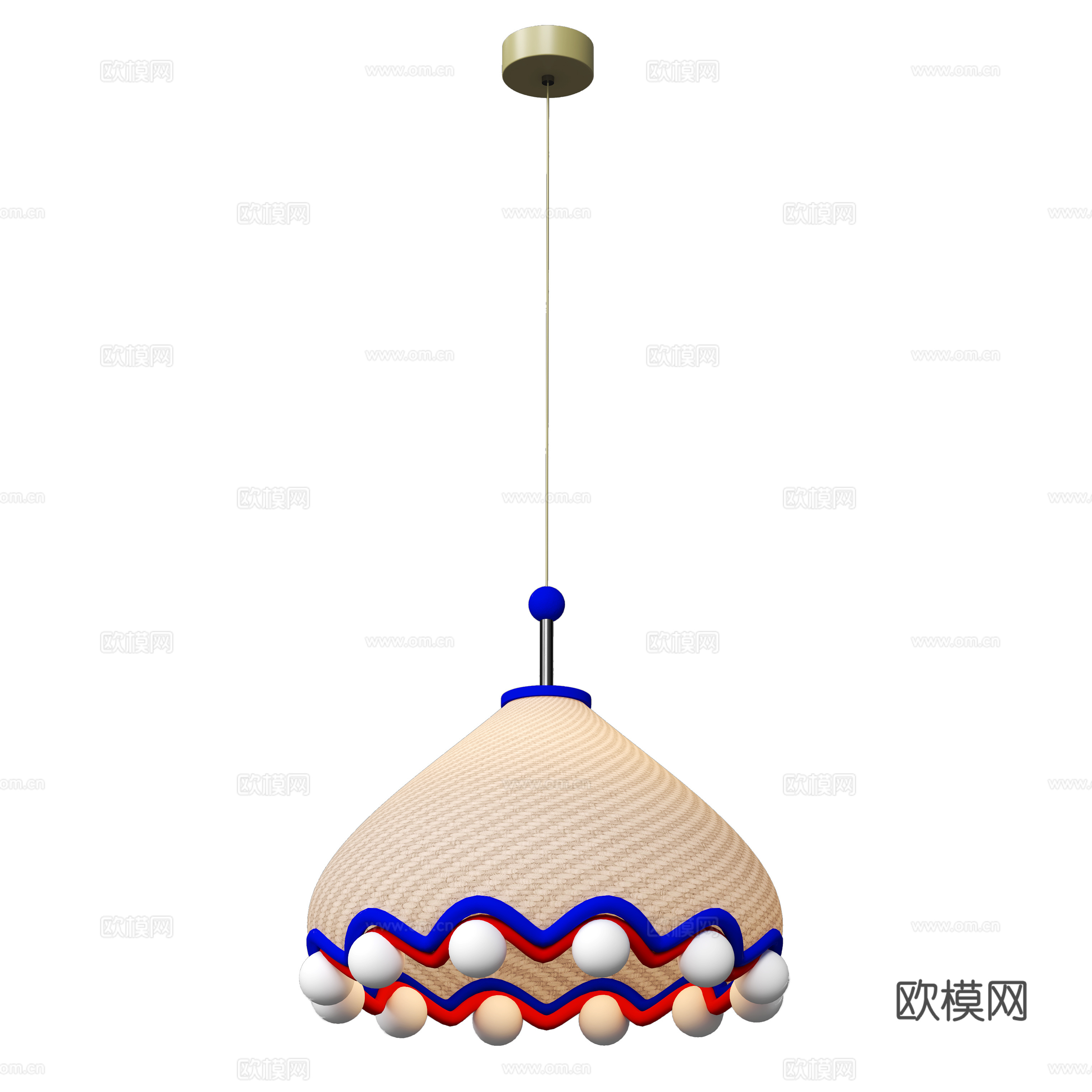 多巴胺吊灯su模型