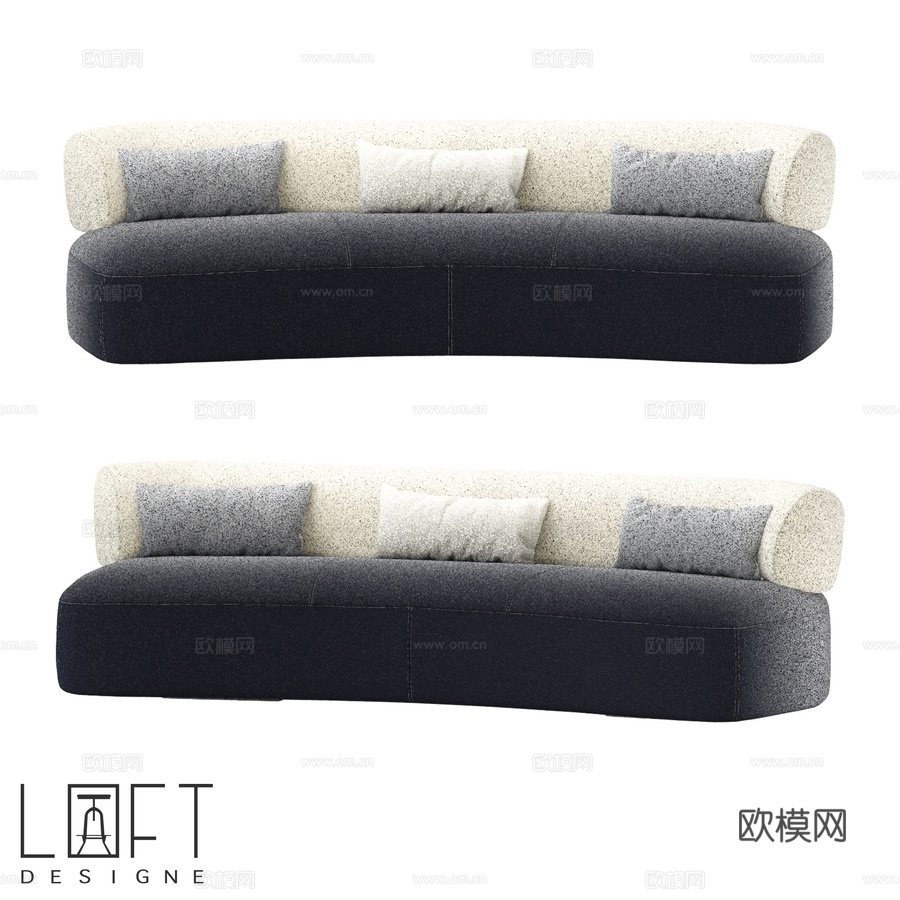 LoftDesigne沙发38305款3d模型下载