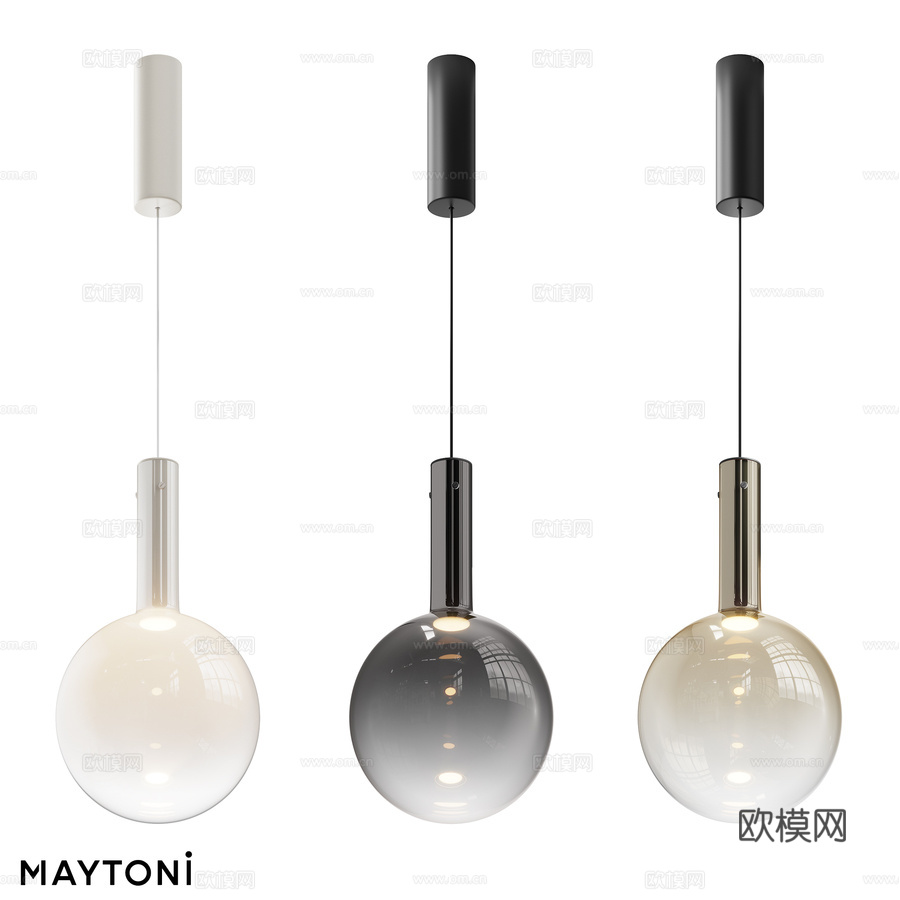 星云吊灯 MOD182PL-L6B3K, MOD182PL-3d模型下载