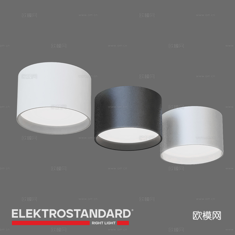 OM LED吸顶射灯 Elektrostandard 23d模型下载