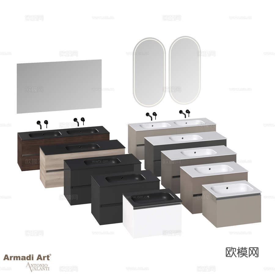 (OM) Armadi Art家具系列 Vallessi3d模型下载