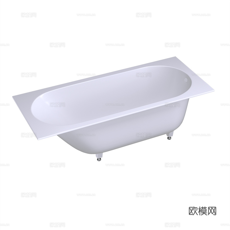 嵌入式浴缸 Salini ORNELLA 170x70, 13d模型下载