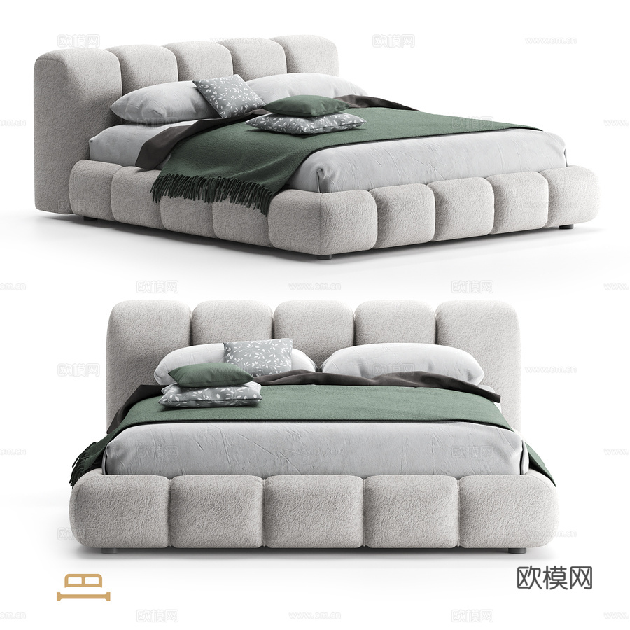 OM床Fluffy3d模型下载