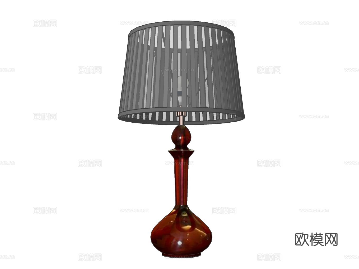 台灯su模型