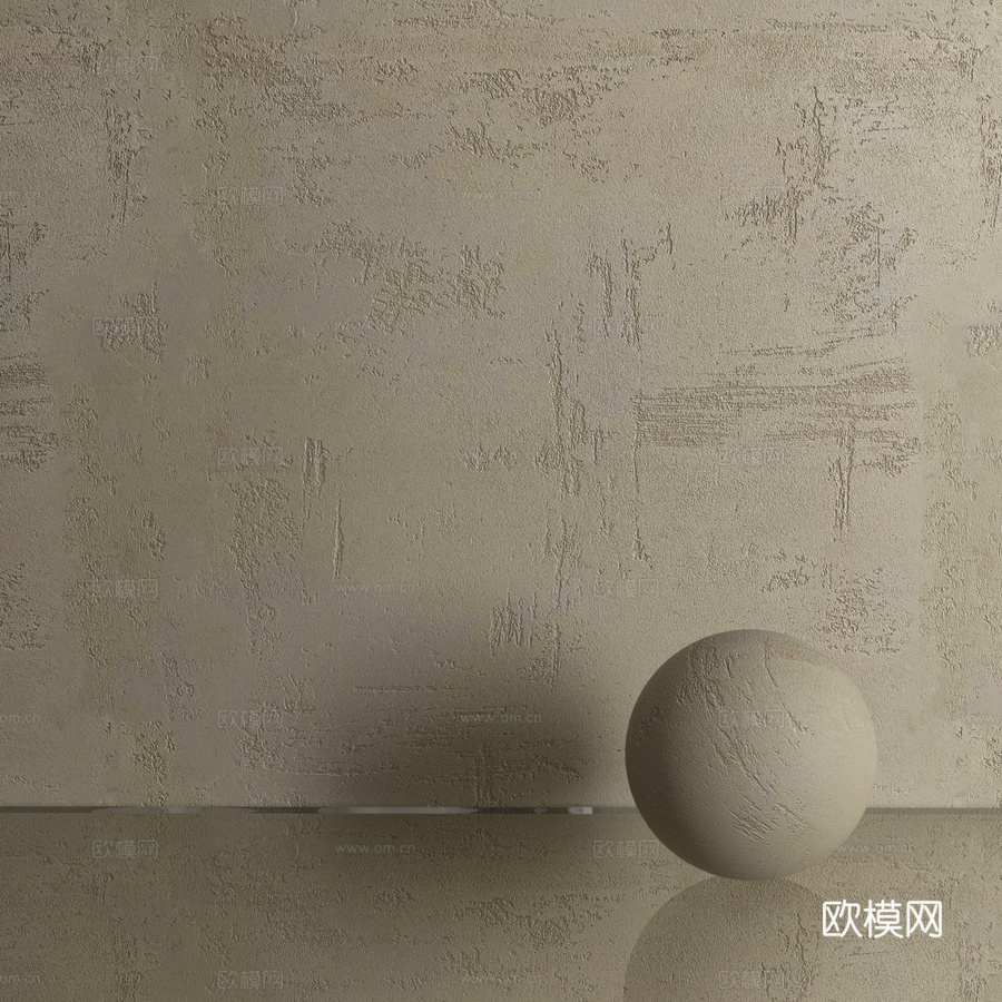 基于圣皮埃尔的装饰性涂层或涂料3d模型下载