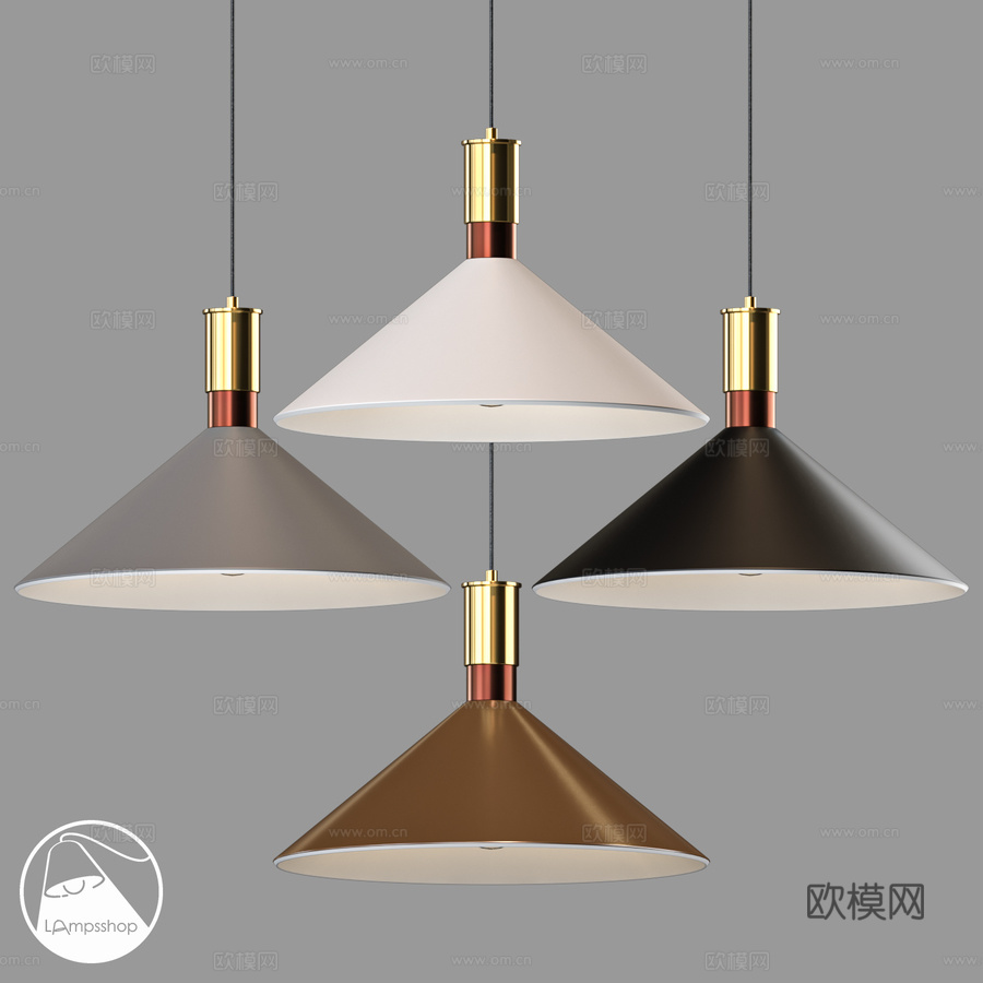 LampsShop.ru PDL2536 吊灯 Kolses3d模型下载