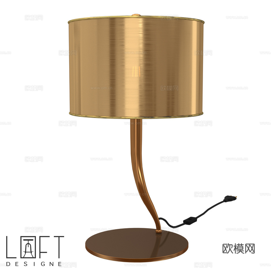 台灯 LoftDesigne 8425 型号3d模型下载
