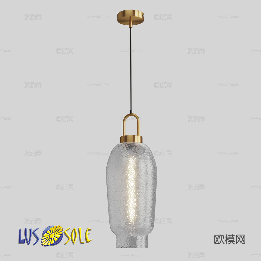 OM 吊灯 Lussole Laredo LSP-88443d模型下载
