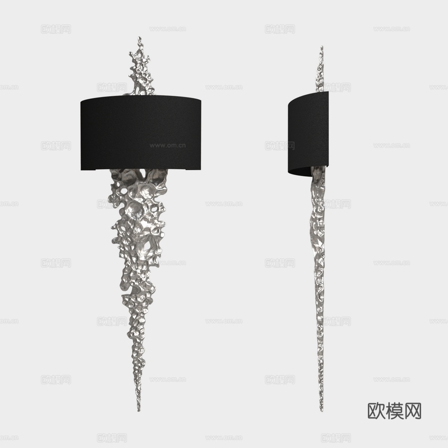 OM熔岩银3d模型下载