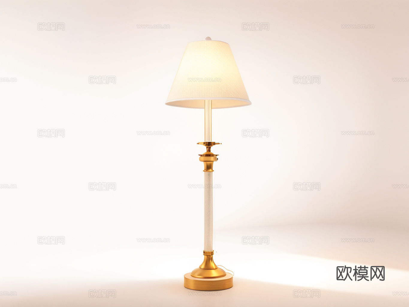 台灯su模型下载（渲染图1）