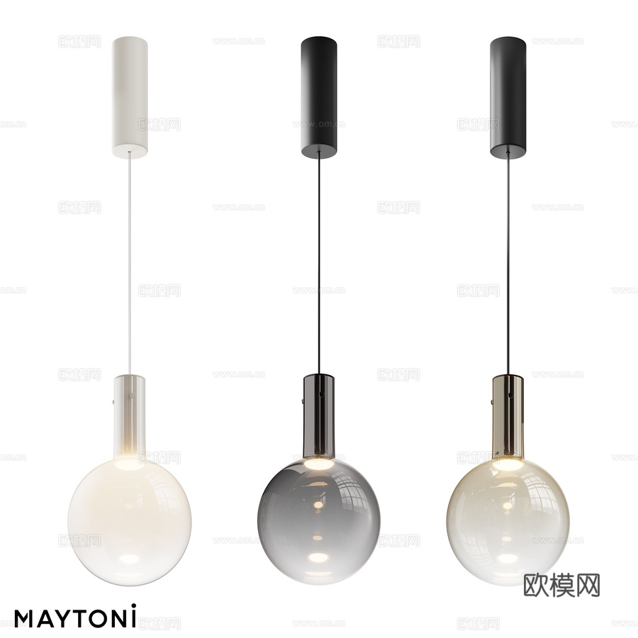 星云吊灯 MOD182PL-L4B3K, MOD182PL-3d模型下载