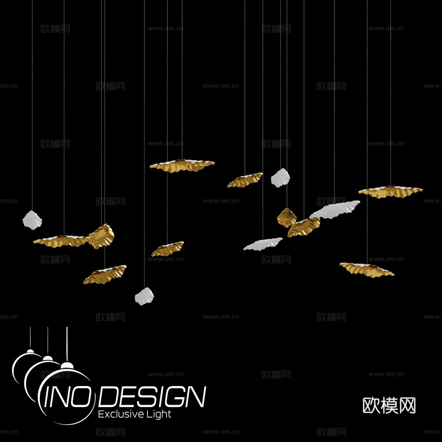 OM 悬挂式装饰灯 Inodesign Carra3d模型下载