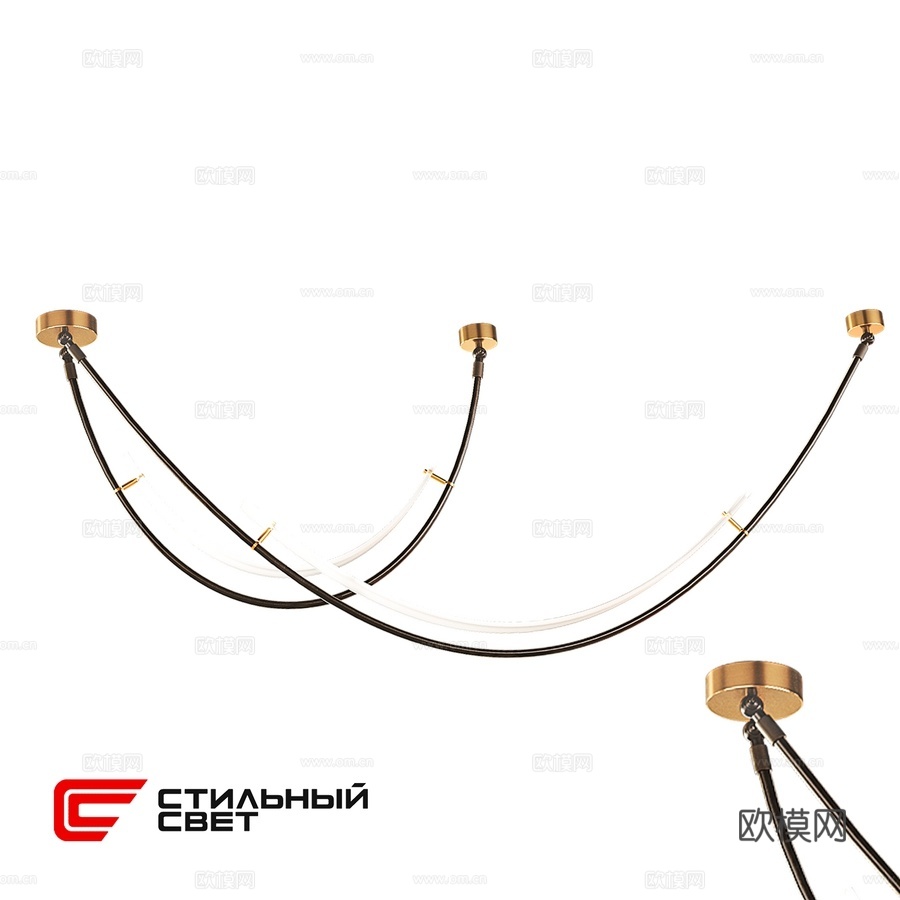 LIANA 7026 时尚灯具3d模型下载