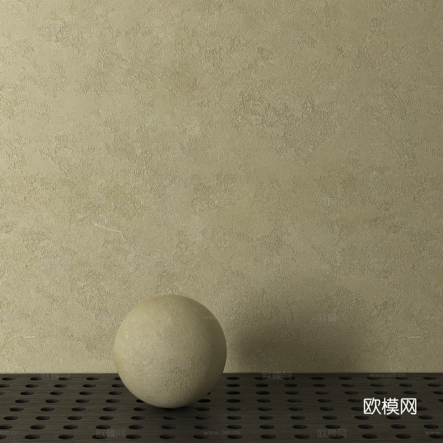 基于Alcaustico F的装饰性涂层mka涂料3d模型下载