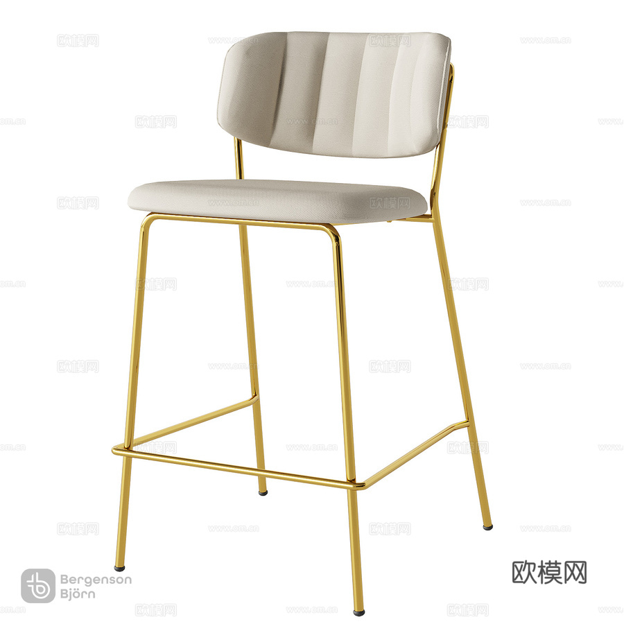 OM半吧椅艾里尔，伯格森比约恩3d模型下载