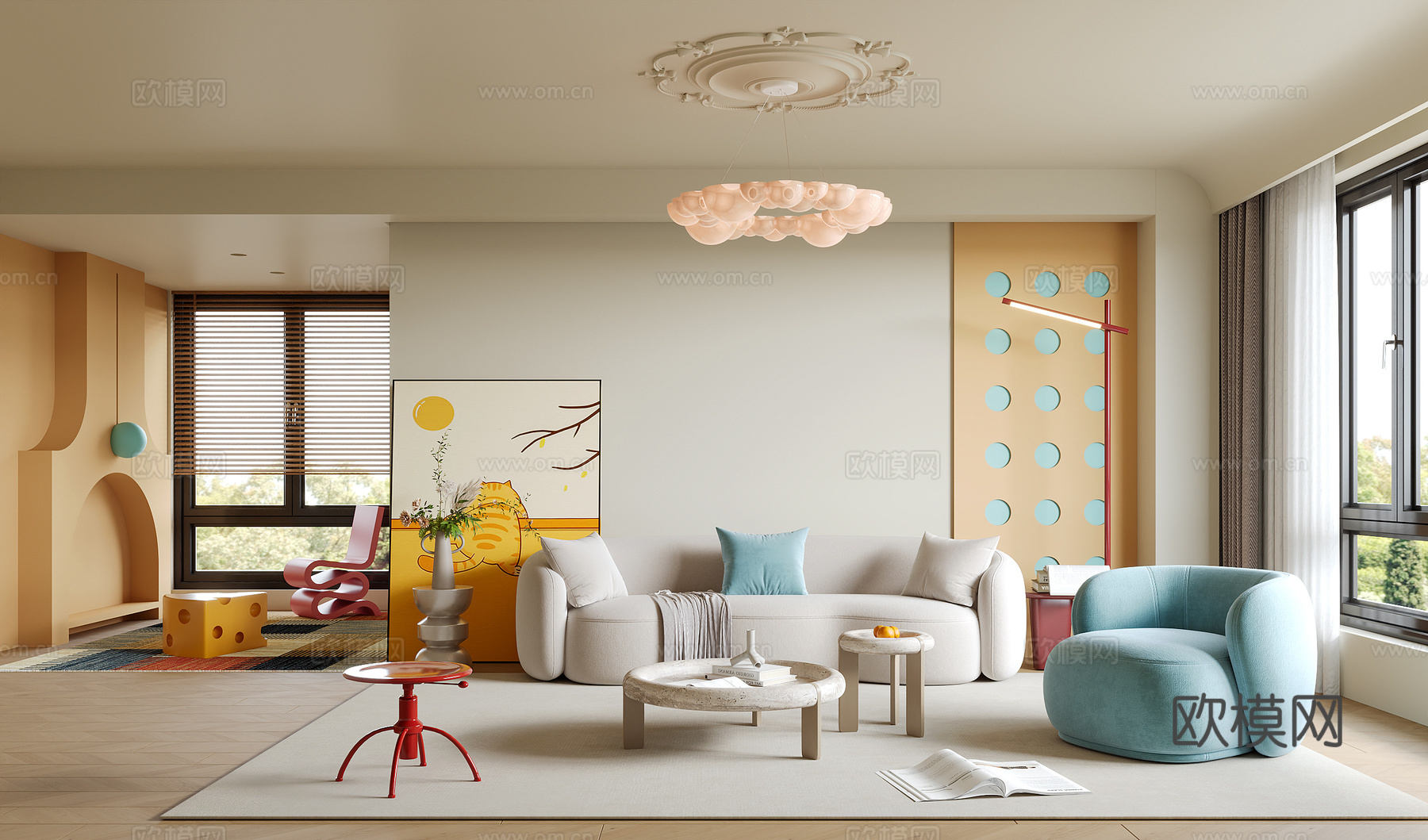 包豪斯客餐厅su模型