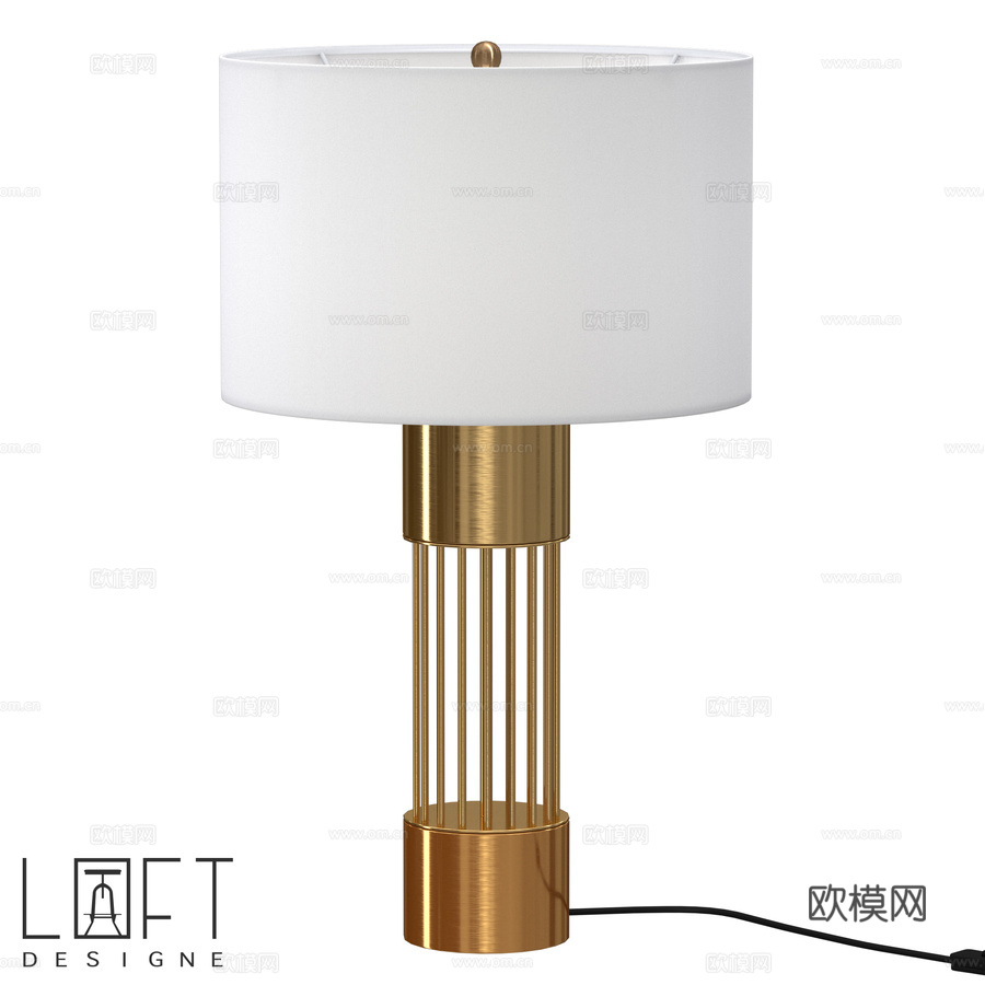 台灯 LoftDesigne 8455 型号3d模型下载