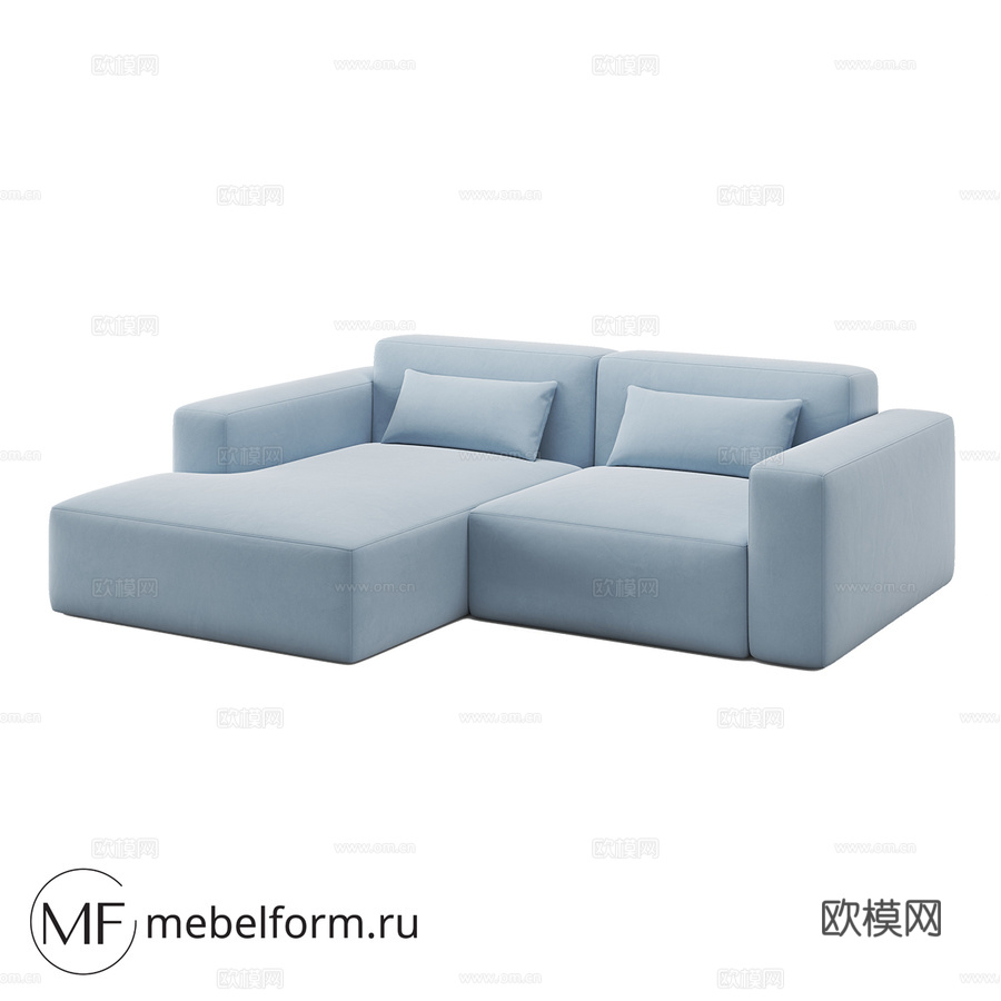 OM沙发LOFT MODERN转角款3d模型下载