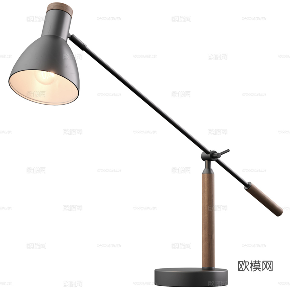 台灯3d模型下载