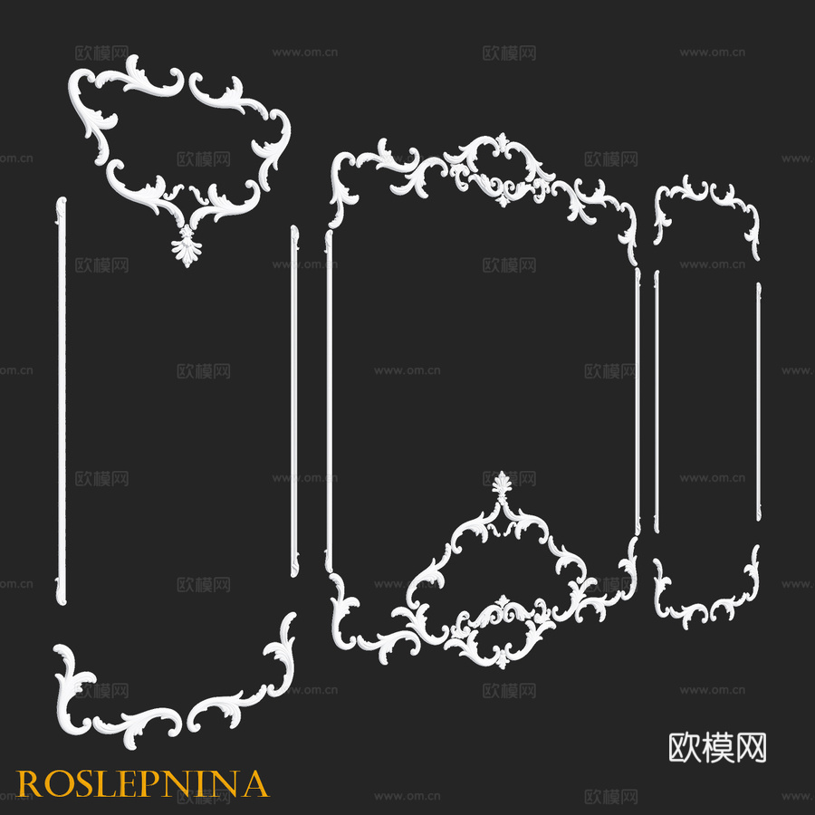 框架 ADEL 6-7-8 号，出自 RosLepnina3d模型下载