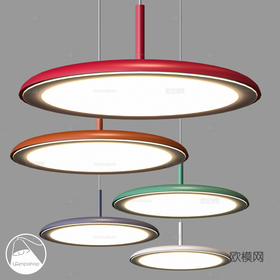 LampsShop.ru PDL2540 吊灯 Fitoli3d模型下载